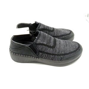 Dearfoams Womens Comfort Slip-On Black Knit Shoes Casual 6.5 NEW $70